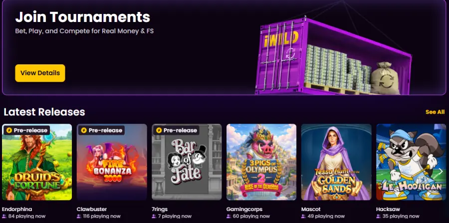 I wild casino